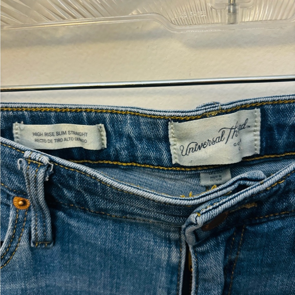 Universal Thread High Rise Blue Jeans - Picture 2 of 3